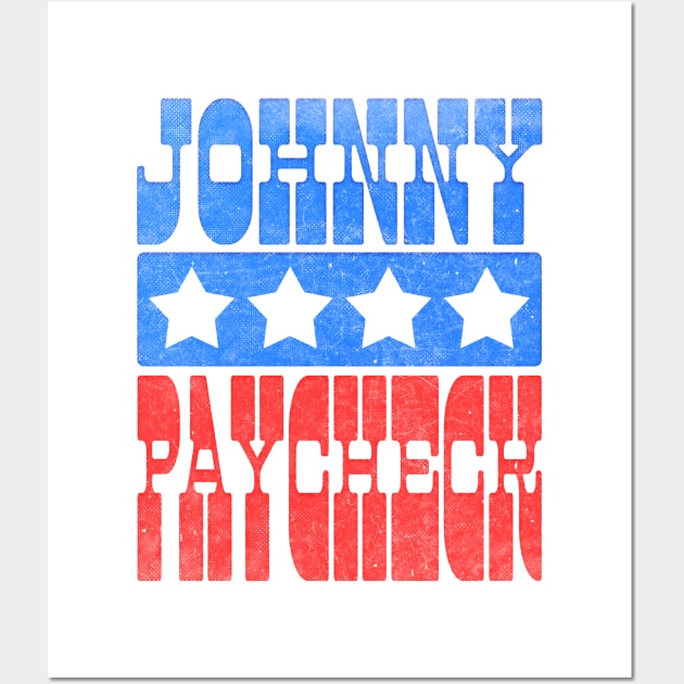 Johnny Paycheck / Retro Country Artist Fan Design Wall Art by DankFutura